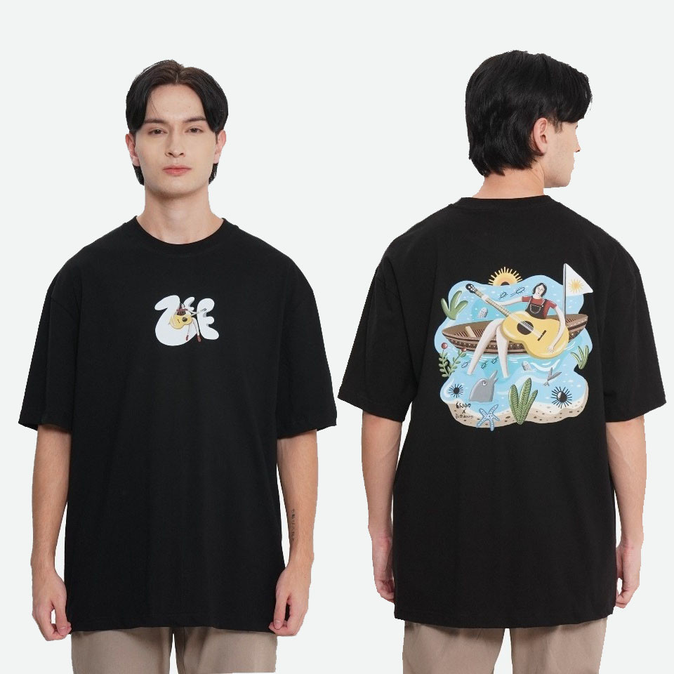 【Ori】 Erigo T-Shirt Zee JKT48 Black By Imelda Adams