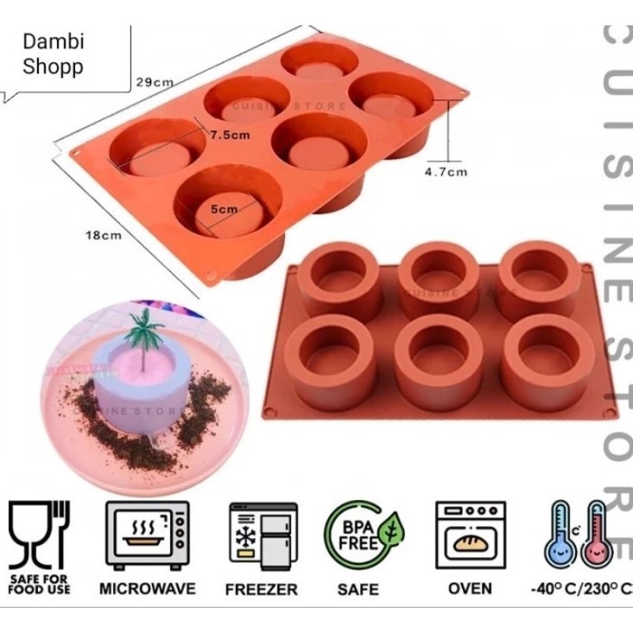 

TERJUAL CETAKAN SILICON 6 LUBANG // CETAKAN PUDING MANGKOK