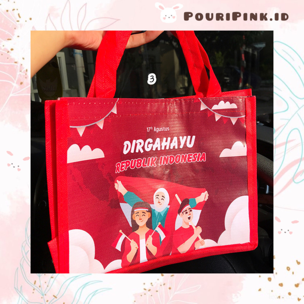 

Tas Tenteng Mini Kemerdekaan 17 Agustus 2024 Hampers Parcel Merah Putih Goodie Bag Lucu Hadiah Kado Snack Banjar Mtp Martapura PouriPink.id