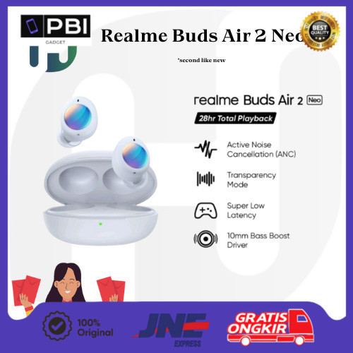 Realme Buds Air 2 Neo | Original 100% | TWS | Second Like New