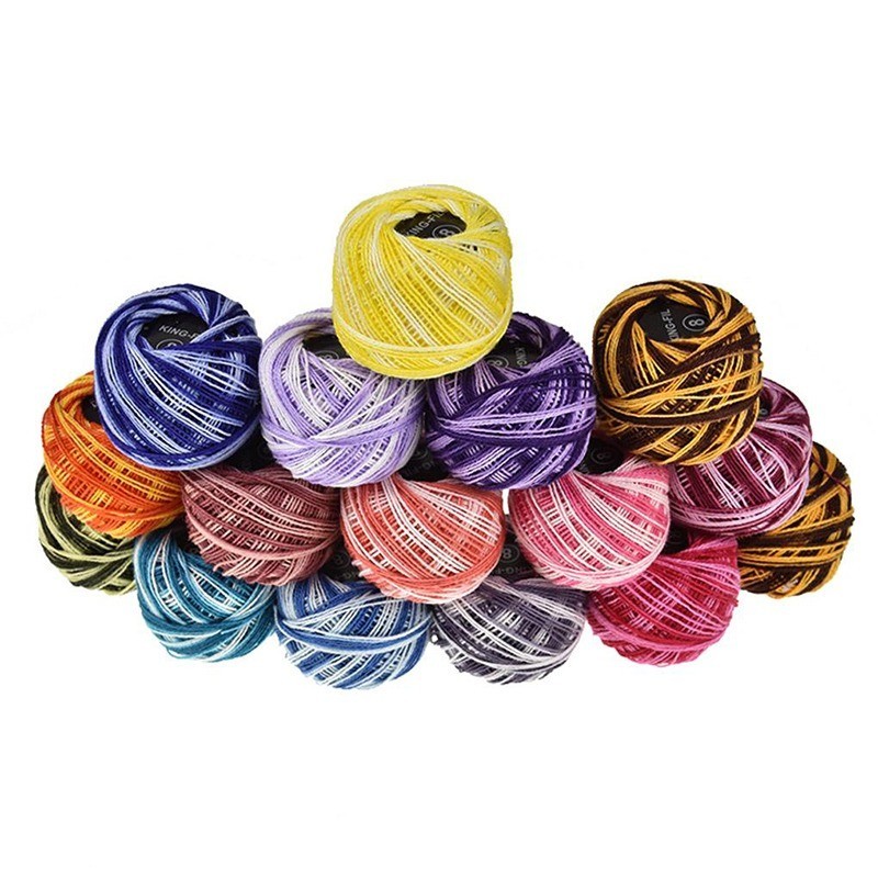 16 Colors Cross Stitch Thread Embroidery Sewing Thread Diy Hand-Knitted Patch Thread Sewing Supplies