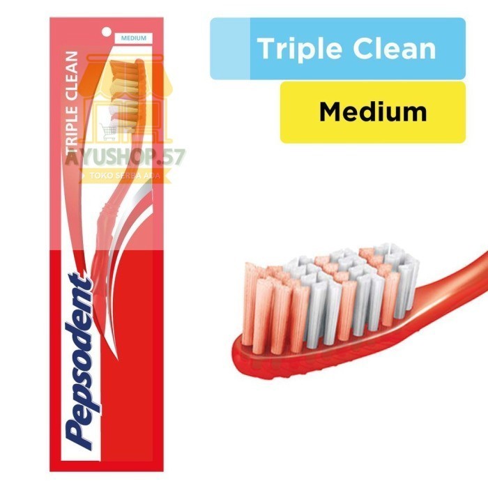 

SIKAT GIGI PEPSODENT - TRIPLE CLEAN - AYUSHOP57