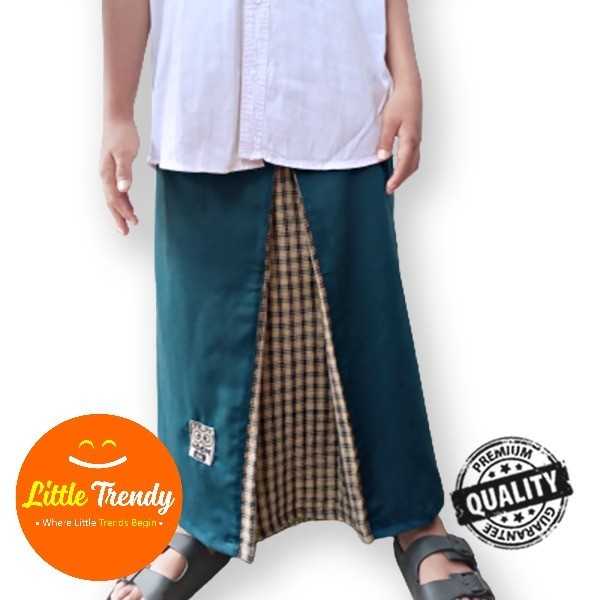 Sarung Instan Anak Laki-Laki Premium Kombinasi Motif Kotak Umur 1-10 Tahun