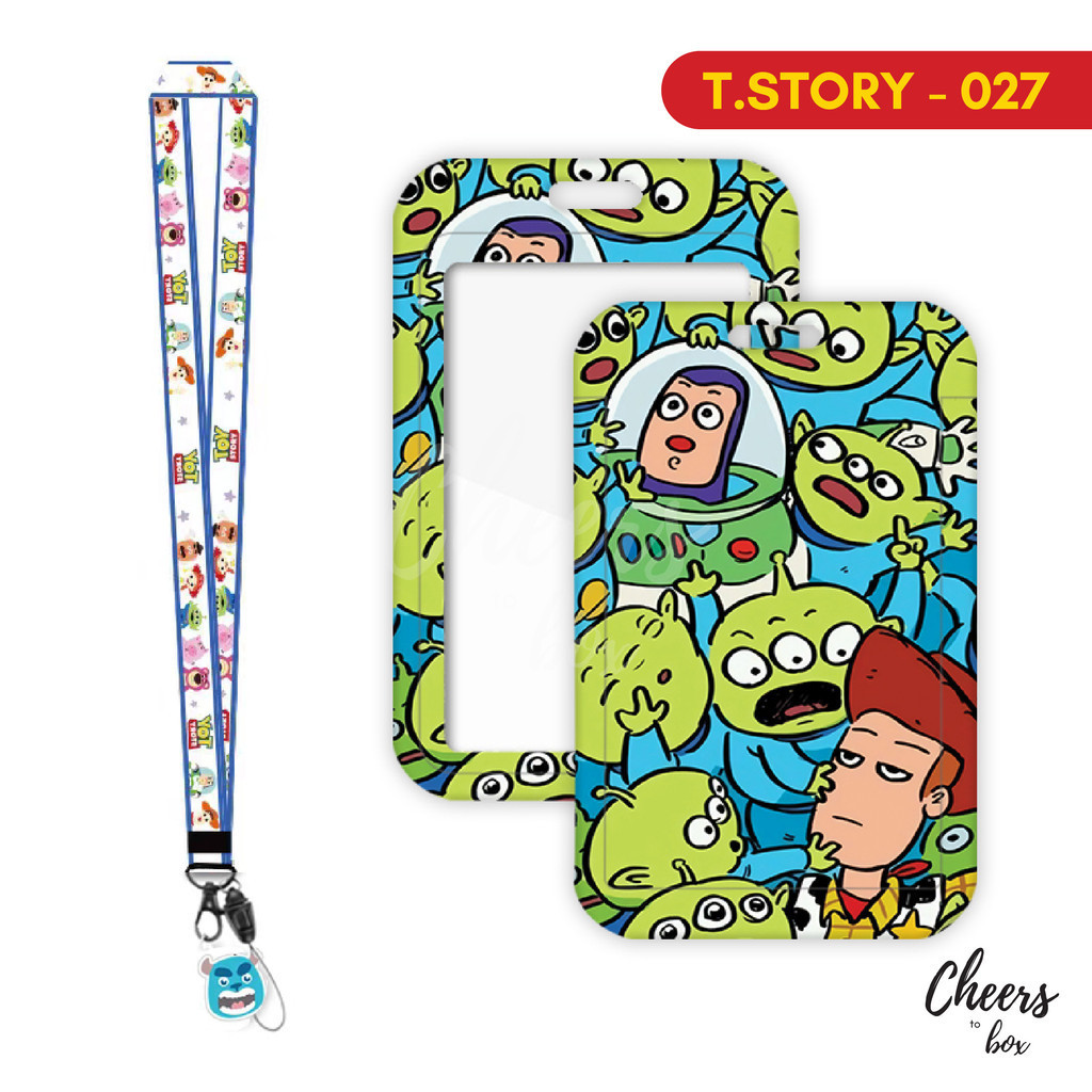 

ATH [N003] TOY STORY / Name Tag Card Holder Motif Karakter TOY STORY / LOTSO / WOODY / BUZZ / BUNNY