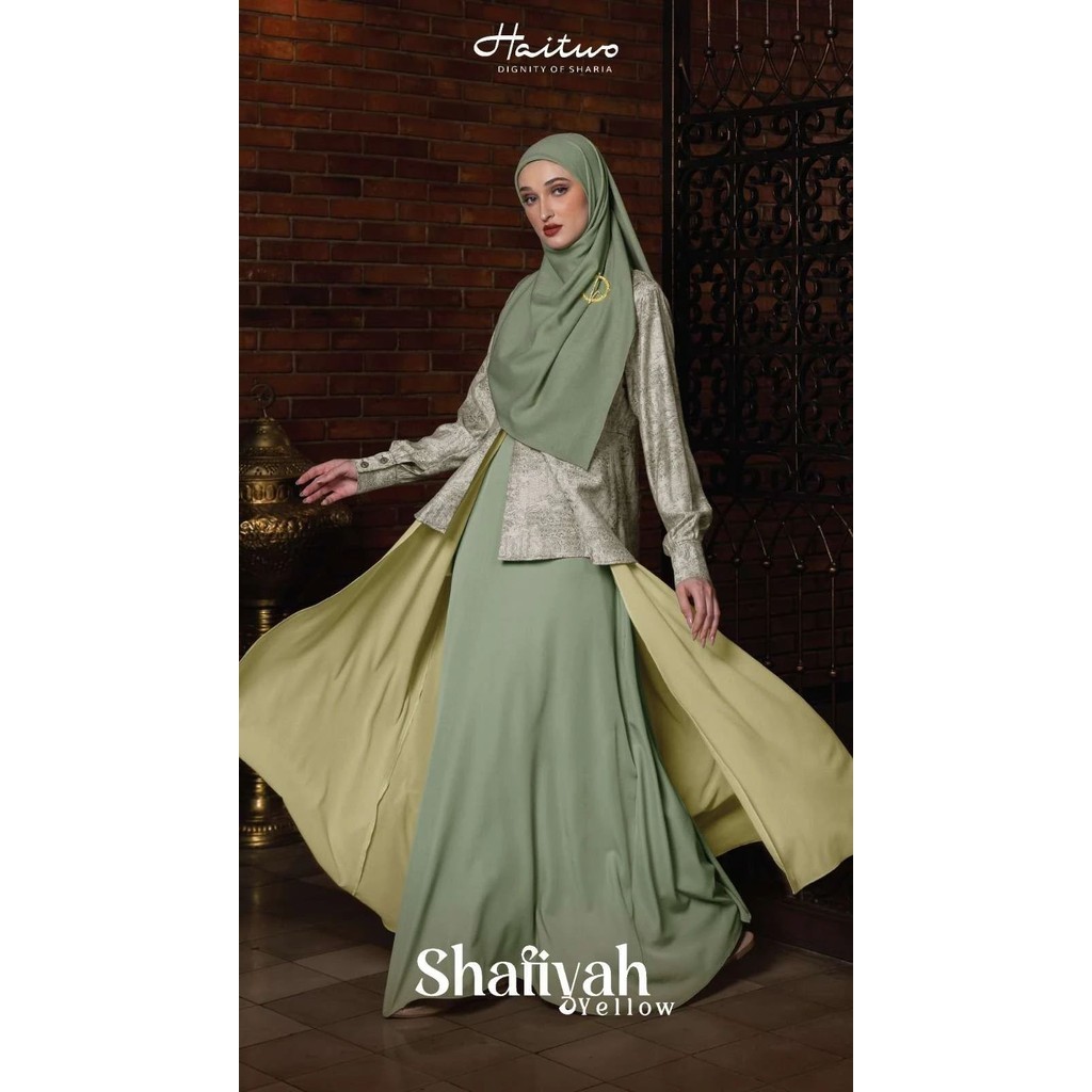 Haitwo Dress Gamis Elegan Premium SHAFIYAH - Gamis Inner Set Outer