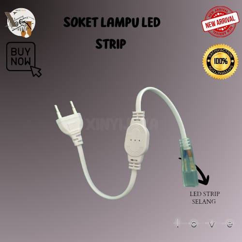 Soket lampu led strip