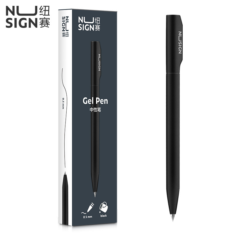 

Deli | Nusign Gel Pen 0.5 mm | NS552 | Hitam