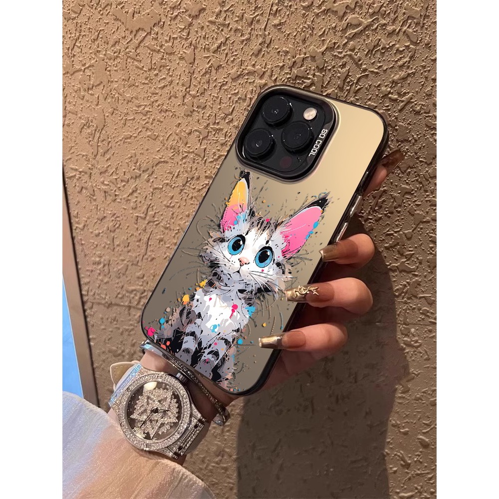 Premium matte IMD unik aesthetic case Compatible for Iphone 8 7 Plus 11 12 13 14 15 Pro Max trendi g
