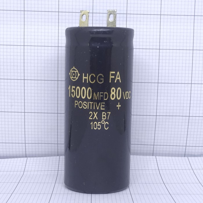 Elco 15000uf 80v / Kapasitor Elco 15000 80v / Elco 15000 - 80V HCG