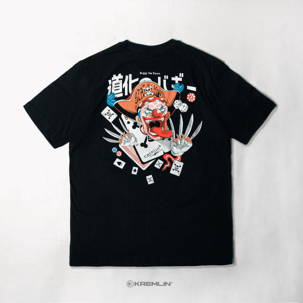 KREMLIN T-Shirt Kaos Black - Clown
