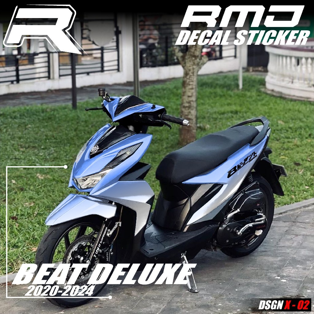 (COD) Decal Sticker Beat Deluxe Street 2020 2021 2022 2023 2024 Fullbody Dekal Stiker Variasi Motor 