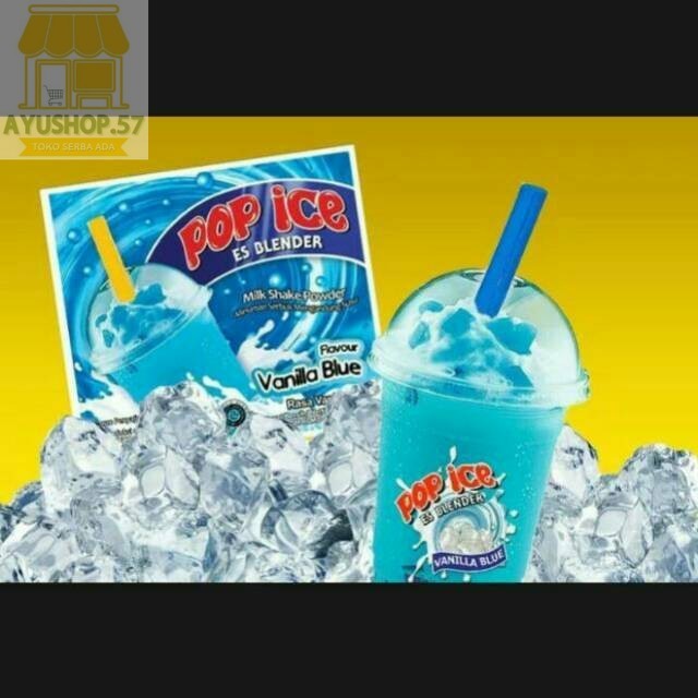 

Pop Ice Vanila Blue Minuman Bubuk [25g x 10pcs] - AYUSHOP57