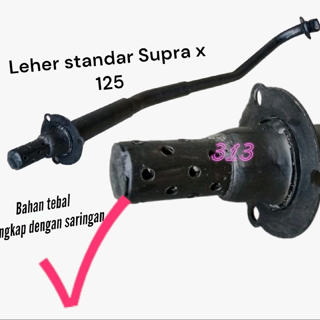 LEHER STANDAR KNALPOT SUPRA X 125 BETMEN PNP