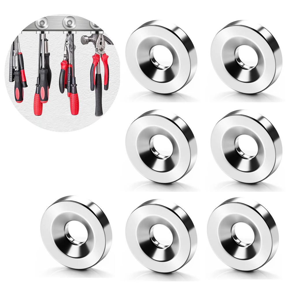 

5/10/20Pcs 15x3 Hole 4mm N35 NdFeB Countersunk Round Magnet Super Powerful Strong Permanent Magnetic imane Disc With M4 screws