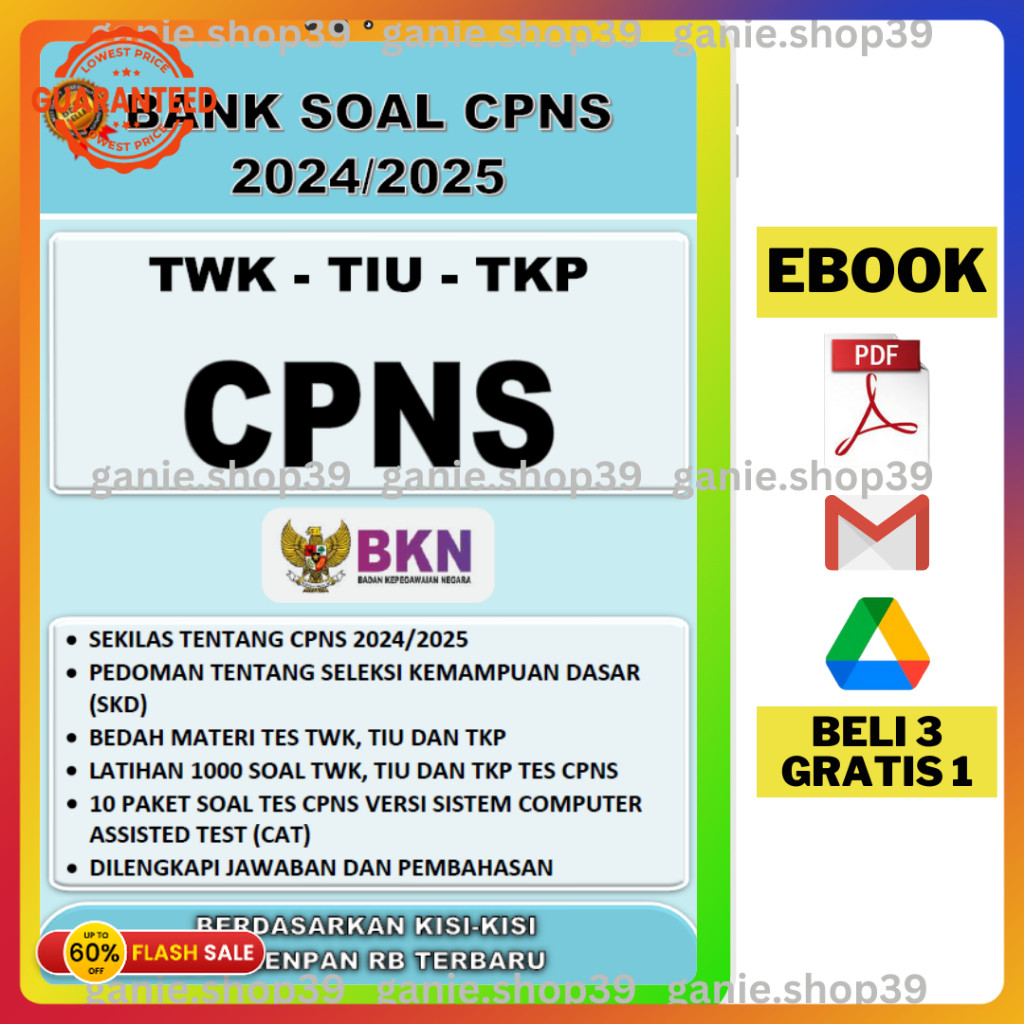 

TECHNO [260] [E-B.O.O.K] BANK SOAL CPNS TWK-TIU-TKP 2024-2025
