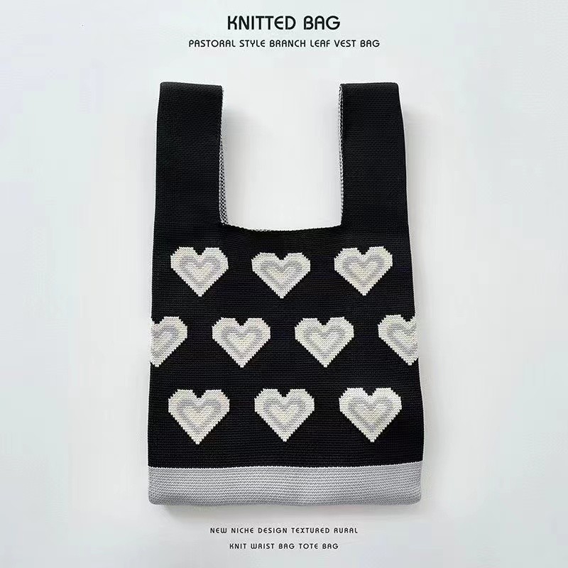 Tas Wanita Unik Tote Bag Karakter Lucu dan Murah Tote Bag Wanita Fashion tote bag rajut tebal import