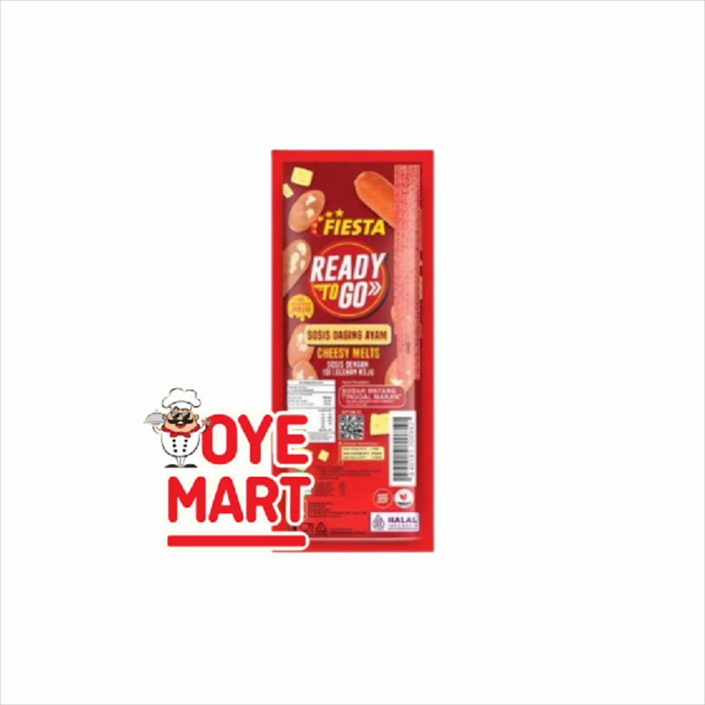 

FIESTA READY TO GO CHEESY MELT CHICKEN SAUSAGE 60GR / SOSIS SIAP MAKAN KEJU