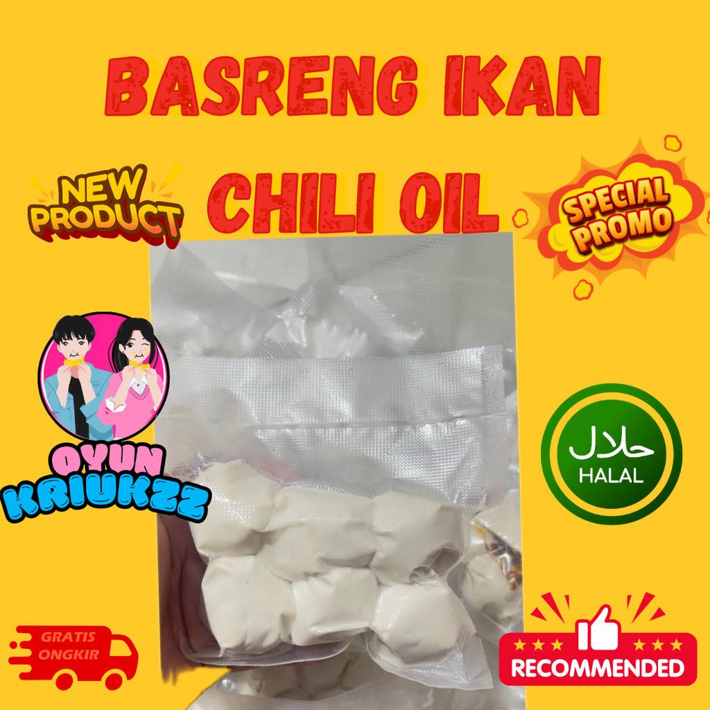 

Basreng Mentah Chili Oil isi 7pcs Kemasan Vakum Basreng Mentah Viral 6 BUTIR