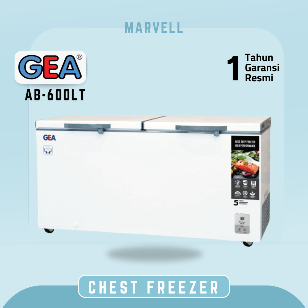 GEA AB-600LT KULKAS CHEST FREEZER 500 LITER