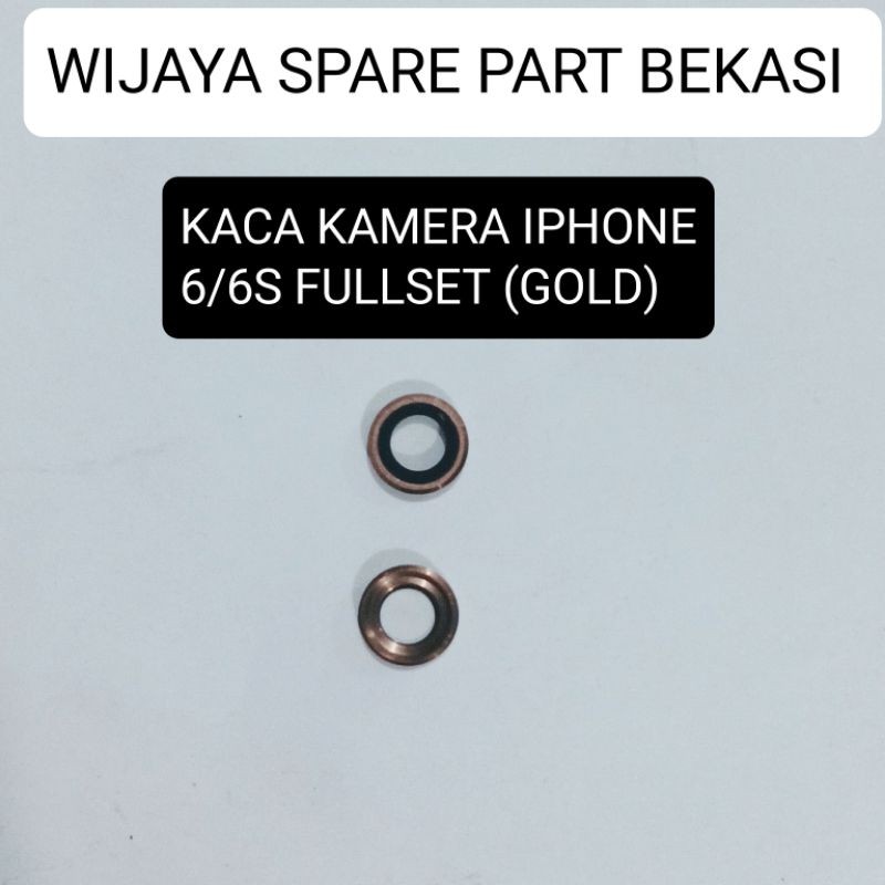 KACA KAMERA IPHONE 6/6S FULLSET (GOLD)