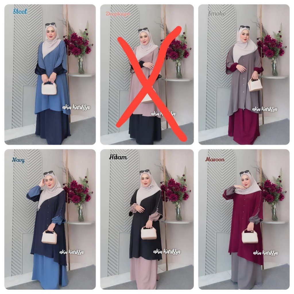 AZMIYA SET ROK BY AKU KARISSA