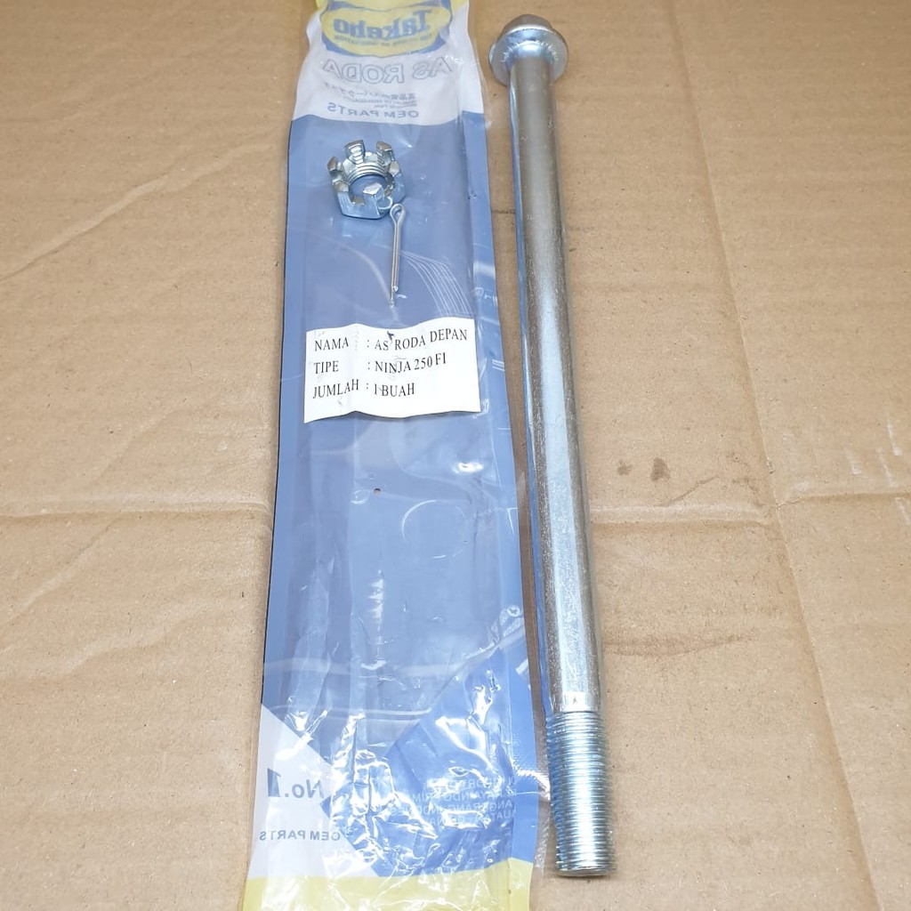 AS RODA DEPAN NINJA 250 UKURAN 15MM X 238MM MERK TAKEHO