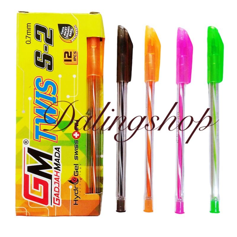

Pulpen GM Gadjah Mada Twis S-2 Pen Hydro Gel 0.7mm