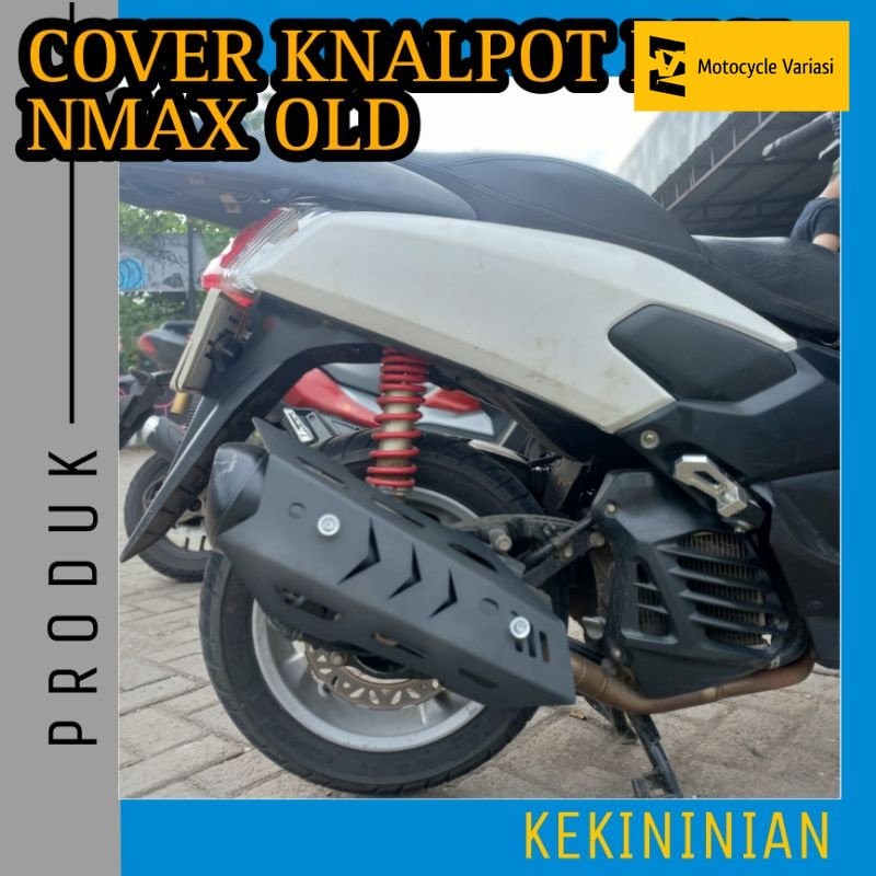 Cover Knalpot motor Nmax 155 Old 2015-2019 Model Robot Besi Kuat Awet