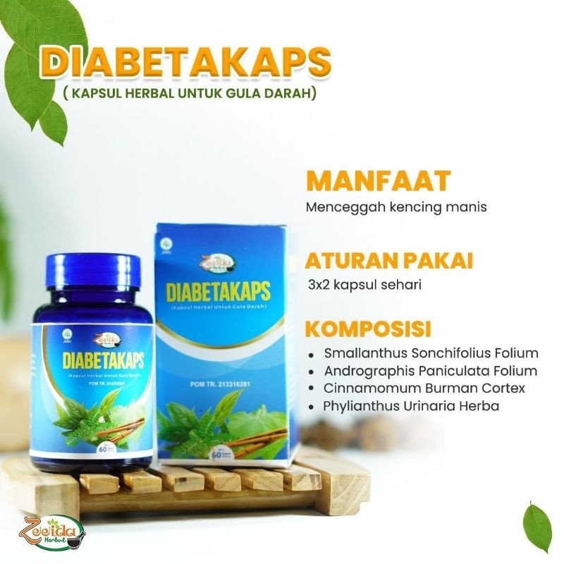 

Diabetakaps Zeeida Herbal ORIGINAL