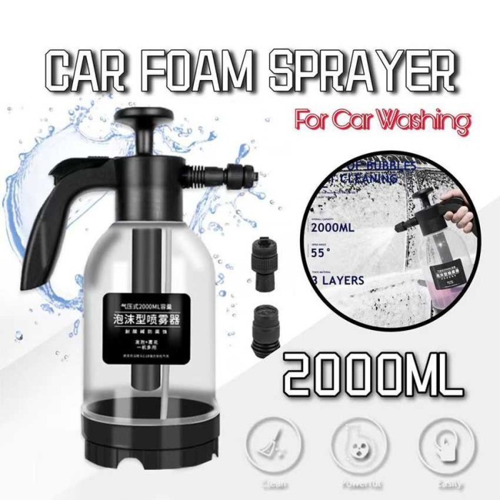 

Hand Snow Foam Sprayer Alat Cuci Motor Mobil Tanaman Sabun Spray 2L