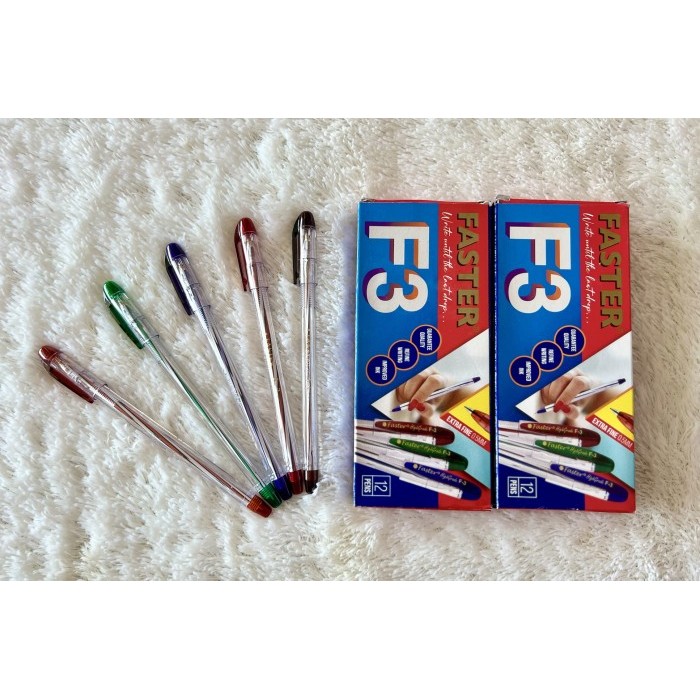 

PULPEN MERK FASTER F3 ISI 12 PCS