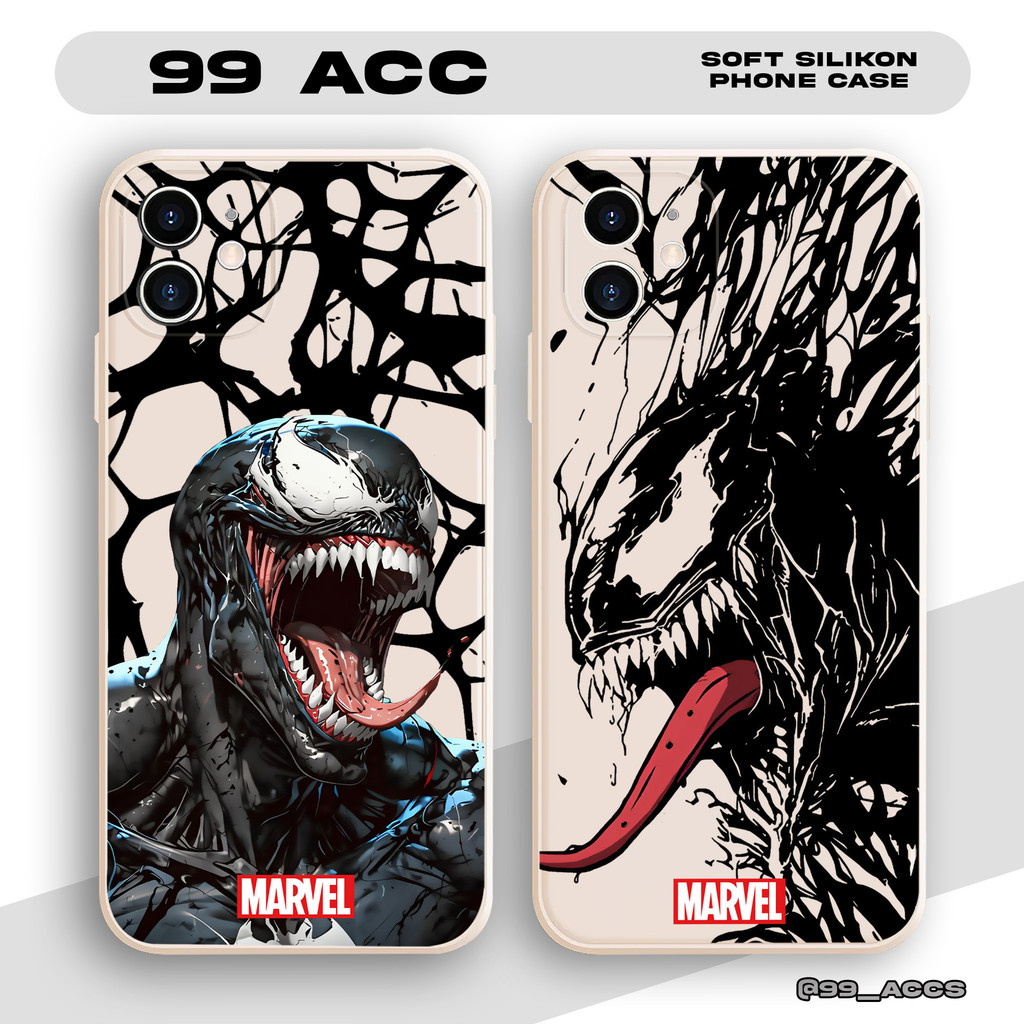 Case Vivo Y12 Y20 Y15S Y17S Y21 Y30 Y36 Y50 Casing Monster Venom SS476 Softcase Hp Bergambar