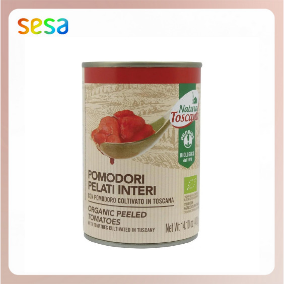 

NATURA TOSCANA Organic Peeled Tomatoes 400gr - Gluten FREE