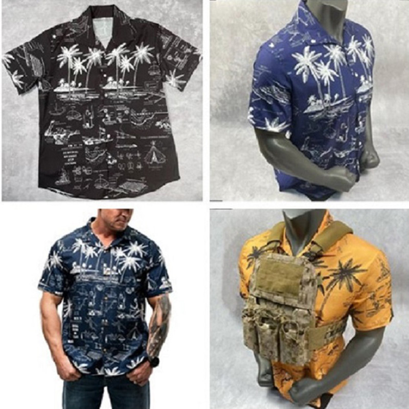 

Tactical Style Hawaiian Camping Short-Sleeved Shirt