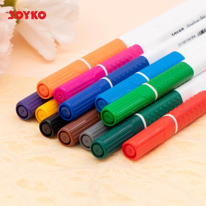 

JOYKO Fineliner Pen Pulpen Pena Warna CLP-062 0.4mm - ECER