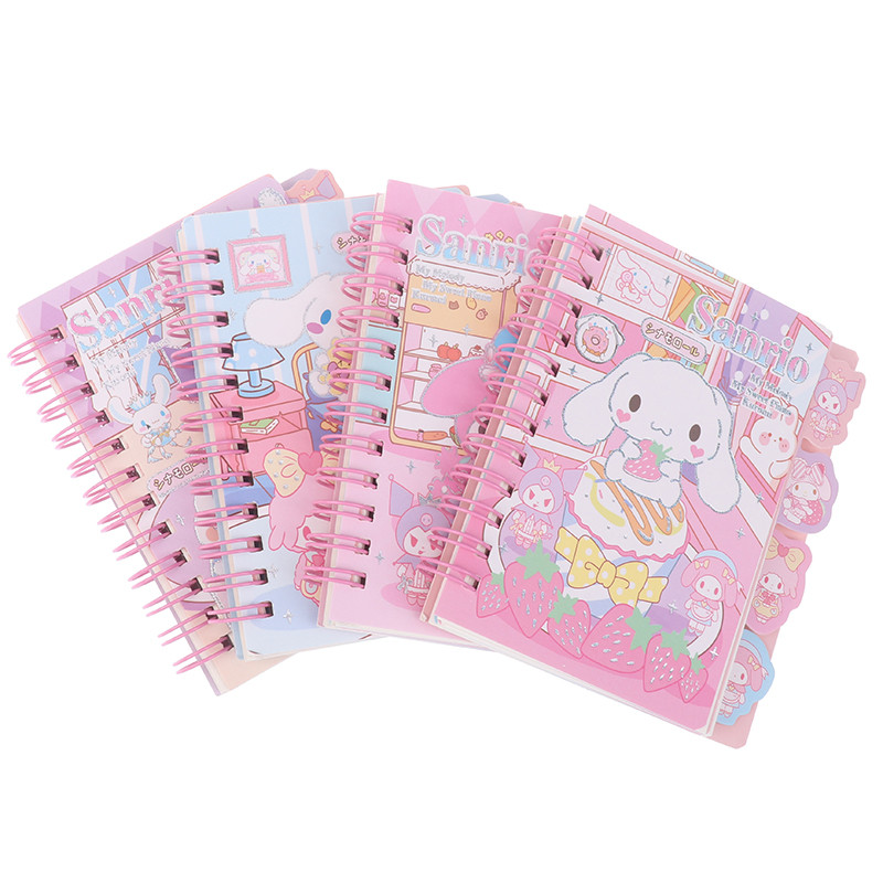 

Sanrio Stationary Coil Notebooks Kuromi Cinnamoroll Mini Planner Student Note Book Students School Supplies Wholesale