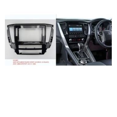 Frame Head Unit Android 10 inchi Pajero Sport Facelift 2021 / Frame Android Pajero Sport / Frame Paj