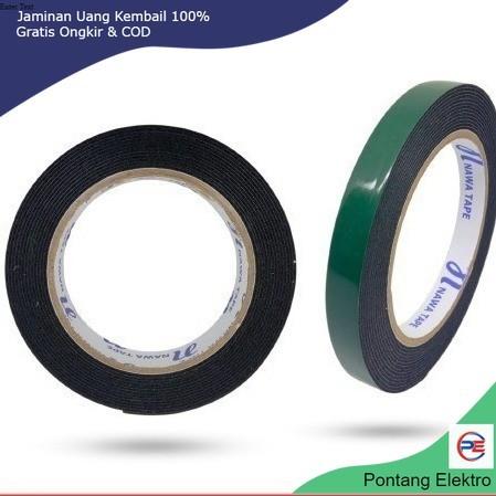 

Double Tape Foam Hijau 20 mm 5 meter Solatip Isolasi Bolak Balik Lakban Dua Sisi Dobel Sided Tape Perekat Busa Ready stok Bisa COD By Fattih Technic