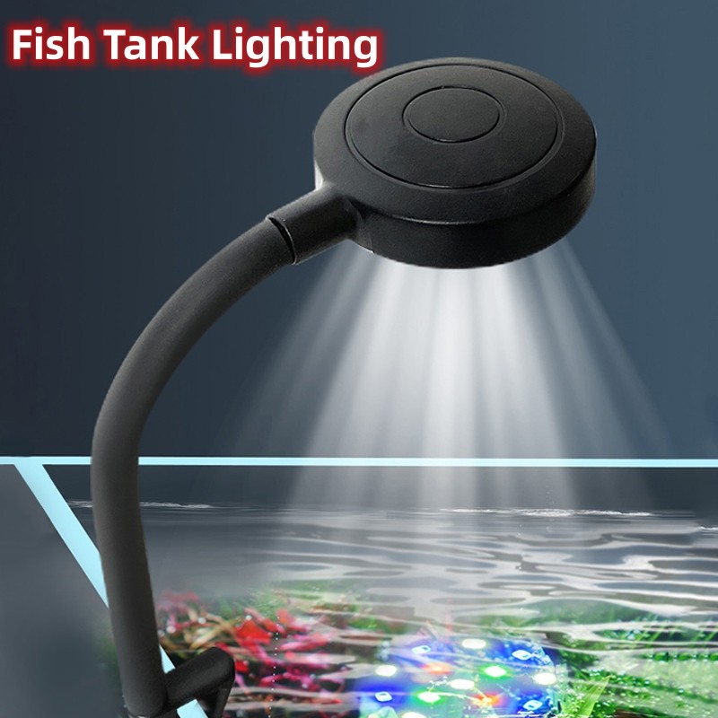 

USB Aquarium Light 3W 5V LED Waterproof Fish Tank Lighting Underwater Fish Lamp Aquariums Decor Plant Lamp Mini Fish Tank Light
