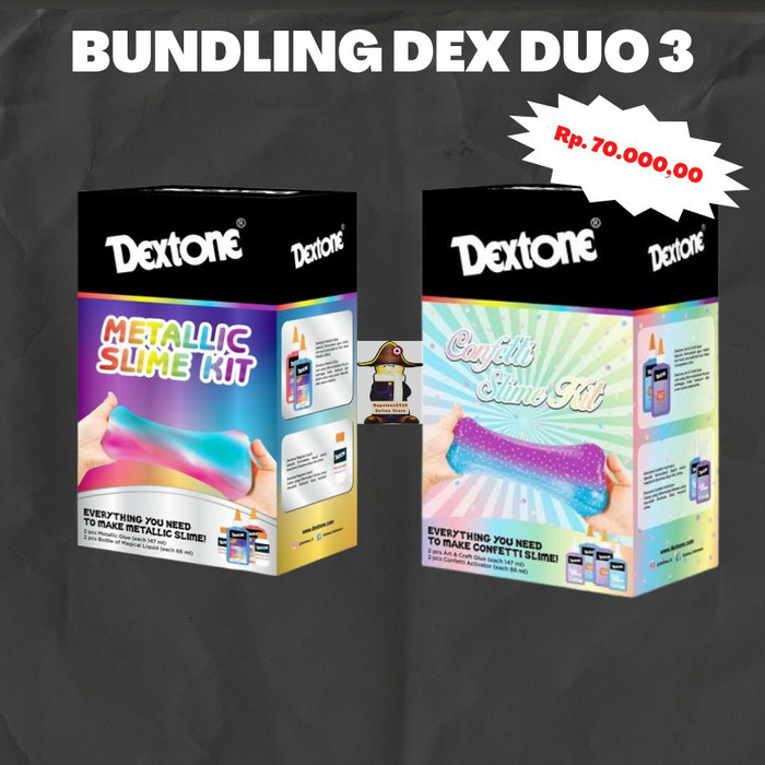 

Hampers Ulang Tahun Happy Birthday Dextone Slimes Bundling Dex Duo 3