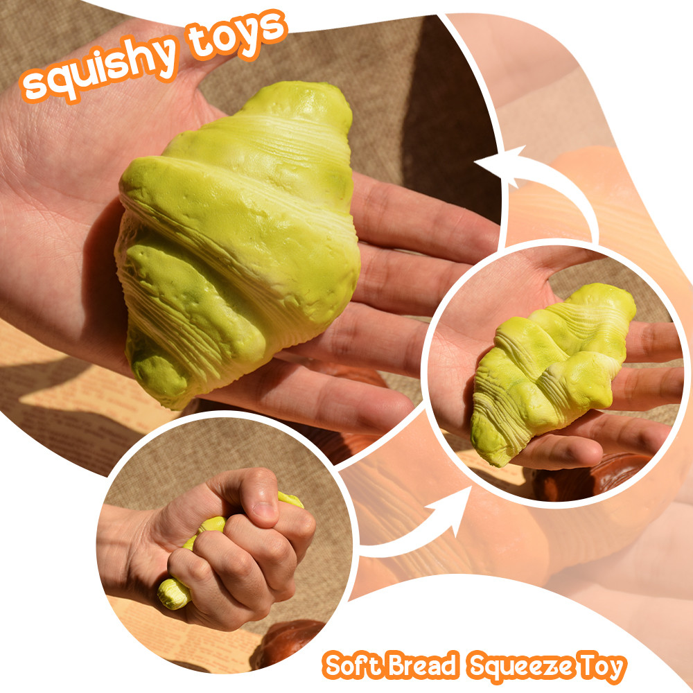 Sticky Squishy Bread divertidly emotions fidget stress relief toys adults squishy slow rise squeeze 