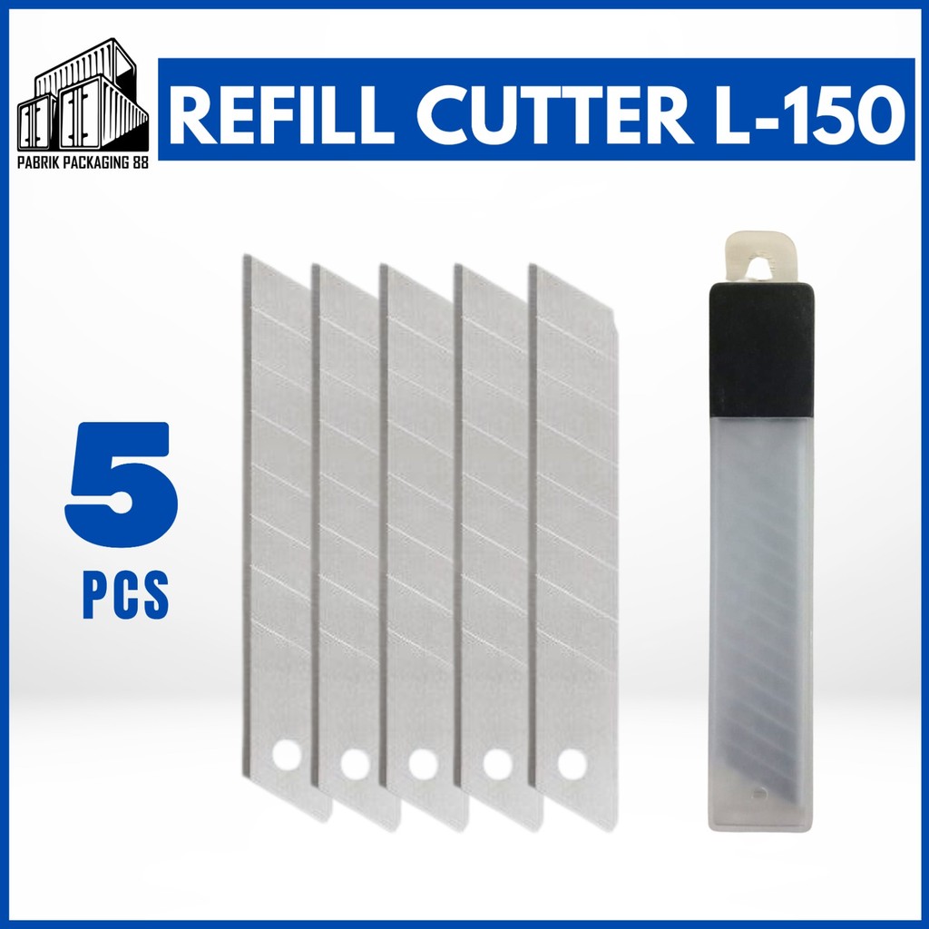

Isi Refill Cutter Besar Model L150 L-150 Untuk Cutter L500 isi 5 Pcs