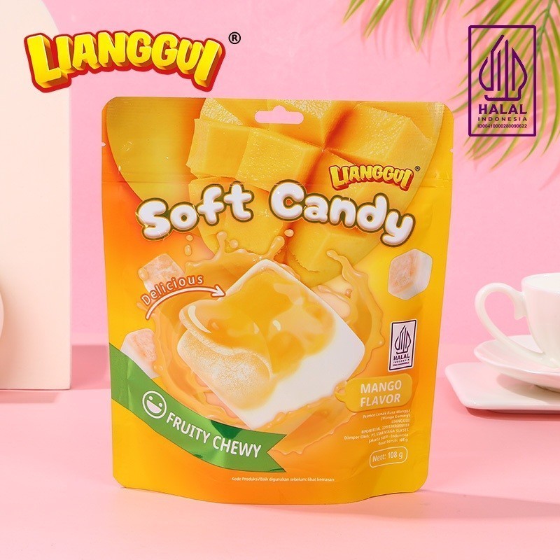 

[Barang terlaris] HALAL Lianggui Peeled Fudge 108g Permen Lunak Rasa Jeruk Strawbery Mangga Corn Permen Buah Jelly Kupas Permen Rasa Buah Permen Lunak Viral Aneka Rasa Buah (Halal) Permen Lunak Rasa Mangga