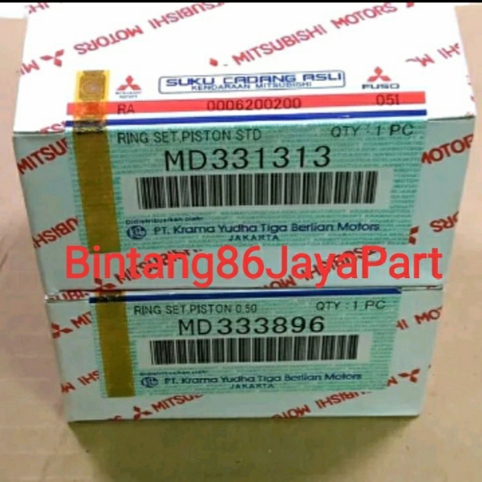Ring Piston Set Ring Seher Set MITSUBISHI T120SS injeksi Ring T120SS