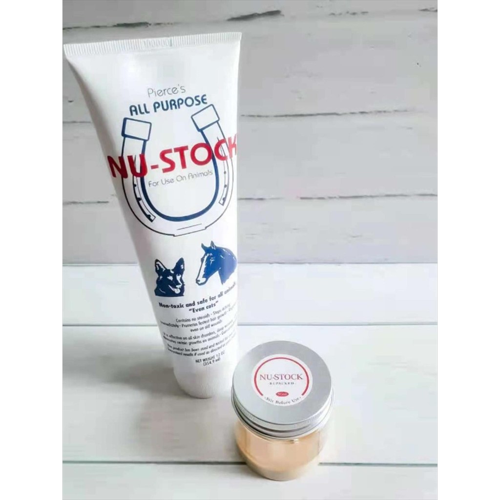 Nu Stock Cream - Obat Salep Jamur Kulit Anjing Kucing - REPACKED 50 gr