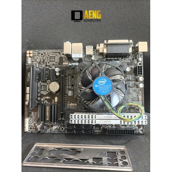Motherboard Mainboard Mobo Pc Gigabyte GA - B250M - D3V paket prosesor Intel core i5 7600 3.50 Ghz a