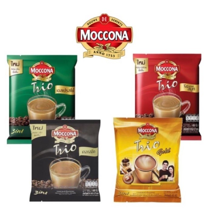 

Moccona Trio Instant 3in1 Coffee Thailand Sachet