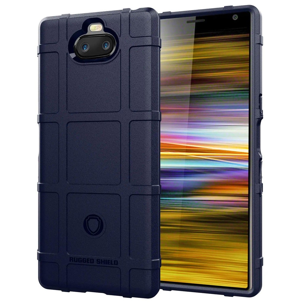 Untuk Sony Xperia10 Plus 10 + XA3 Ultra Soft Shield Case Armor Heavy Silicone Back Cover untuk xperi