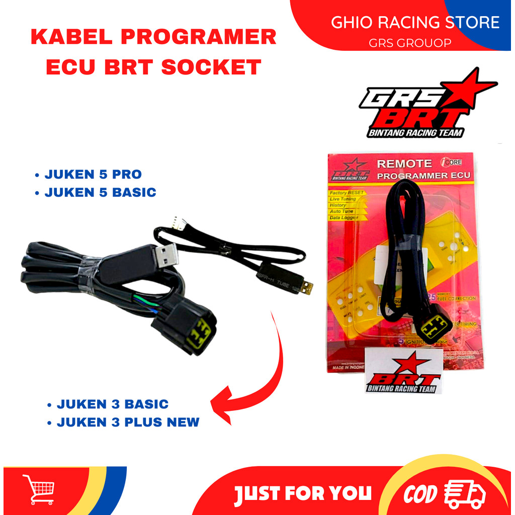 Ghio Racing BRT Kabel Remote Juken 5 Basic dan Juken 5+ BRT