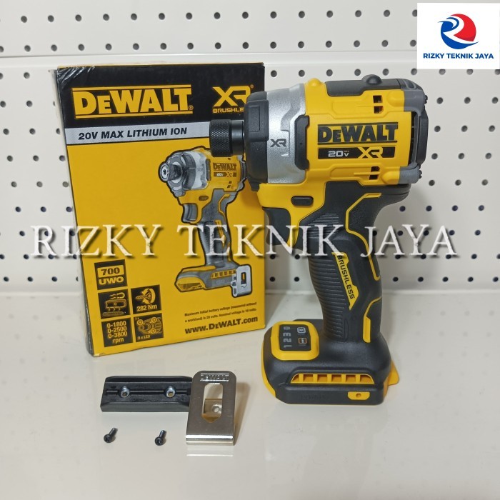 DEWALT DCF860 IMPACT DRIVER CORDLESS BRUSHLESS BOR OBENG DEWALT DCF860N - UNIT ONLY